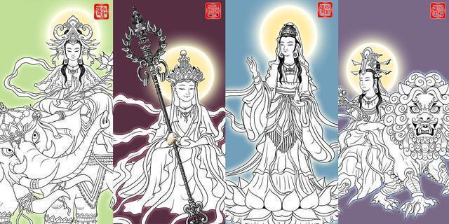 谈谈中国佛教的四大菩萨——文殊、普贤、观音和藏人