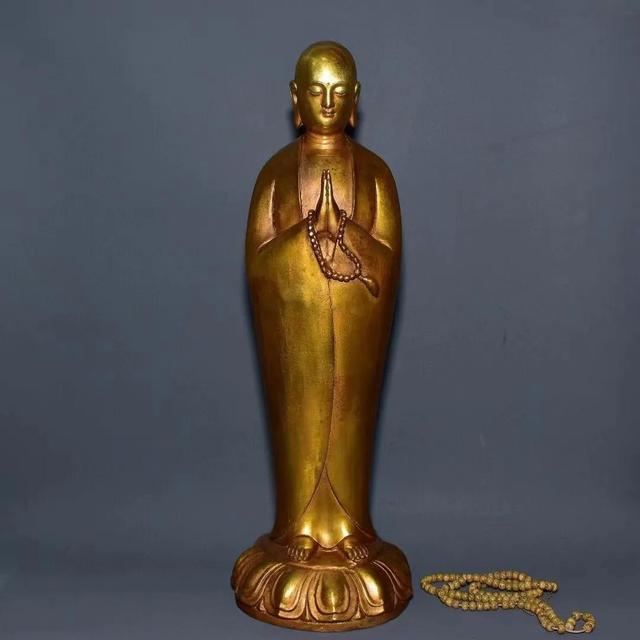 西藏菩萨王青铜镀金